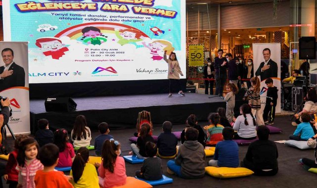 Büyükşehir Belediyesi, çocukları eğlenceyle buluşturdu