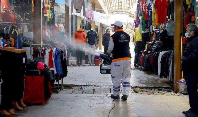 Büyükşehir dezenfeksiyon çalışmalarını yoğunlaştırdı