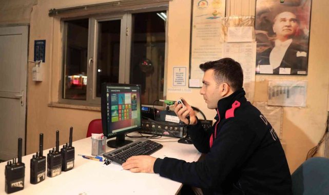 Büyükşehir ekipleri yeni yıla görevleri başında girdi