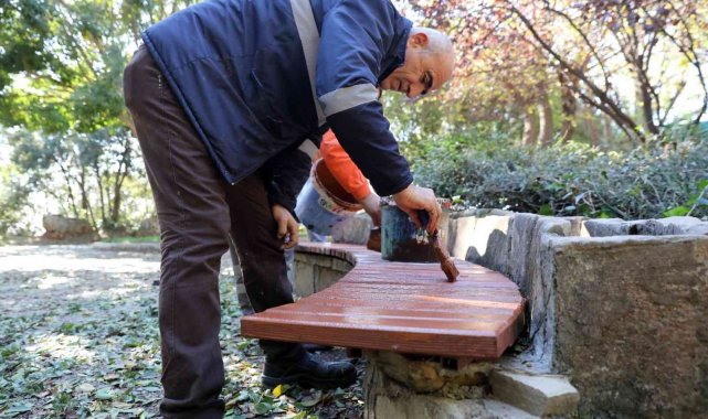 Büyükşehir&#039;den banklara bakım