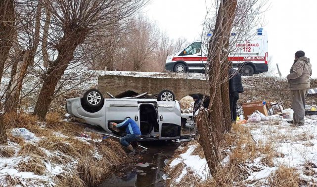 Buzlanma kazaya neden oldu: 6 yaralı
