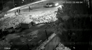 Çalandan sonra kardan adam döveni de gördük