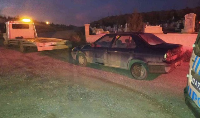 Çalıntı otomobili mahalle ve çarşı bekçileri buldu