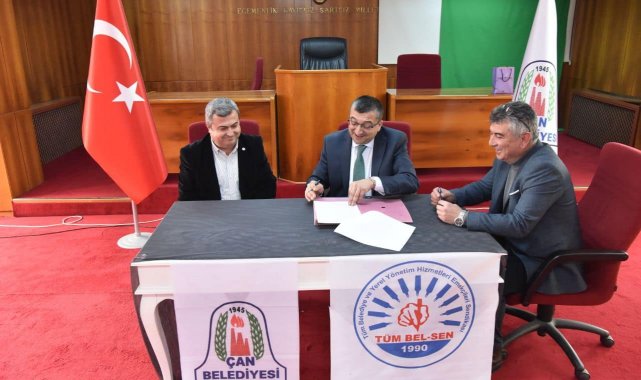 Çan Belediyesinden memura yüzde 120 artış