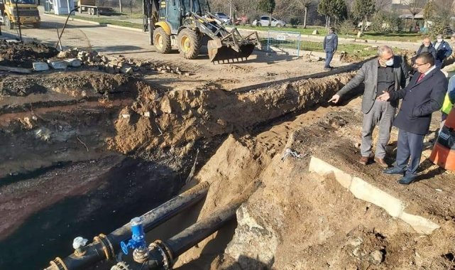 Çan şebeke su hattında yeni uygulama