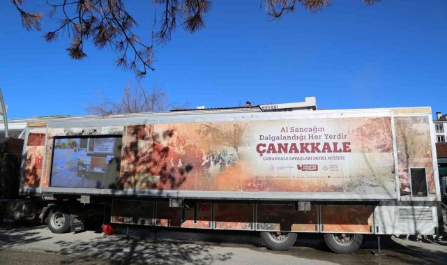Çanakkale Savaşları Mobil Müzesine Tunceli'de yoğun ilgi