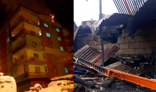 Çatı katıda çıkan yangın korkuttu