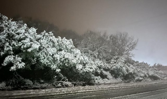 Çaycuma'da kar yağışı etkili oldu