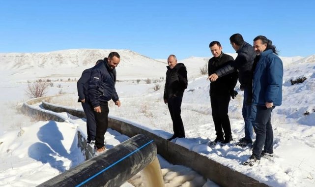 Çayırlı Göletine su aktarımı başladı