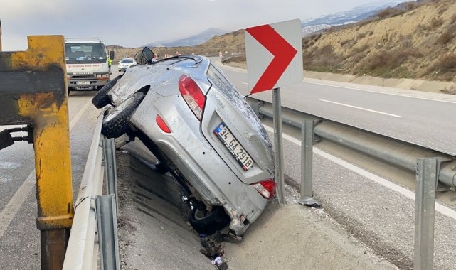 Cenazeye giden 6 kişilik aile ölümden döndü