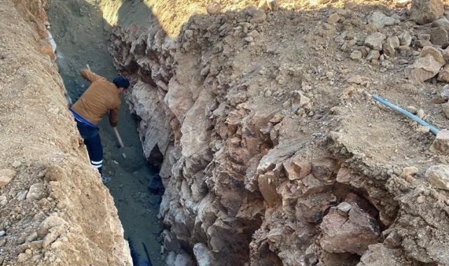 Çermik'te kanalizasyon hattında çalışmalar tamamlandı