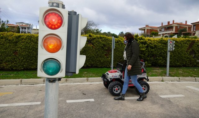 Çeşme'de anaokulu öğrencileri trafik eğitimi aldı