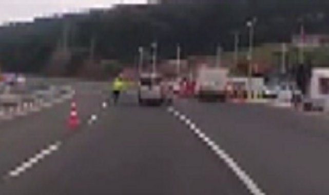 Çevirme yapan polis ölümden döndü: O anlar kamerada