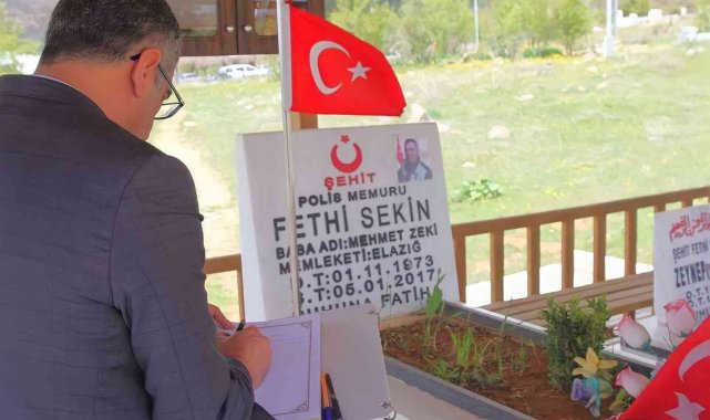 CHP'li Erol şehit Fethi Sekin'i andı