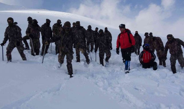 Çığ bölgesindeki canlar polise emanet