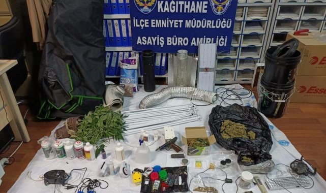 Çikolata kavanozunda marihuana ele geçirildi