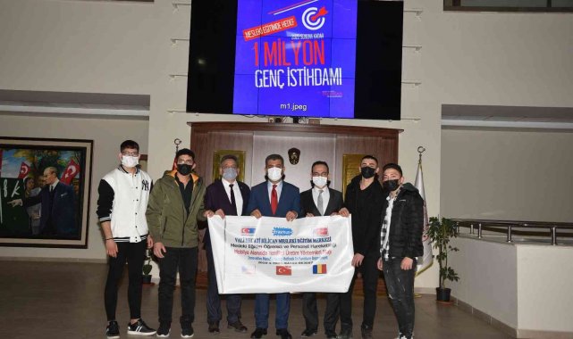 Çırak öğrenciler Avrupa yolunda