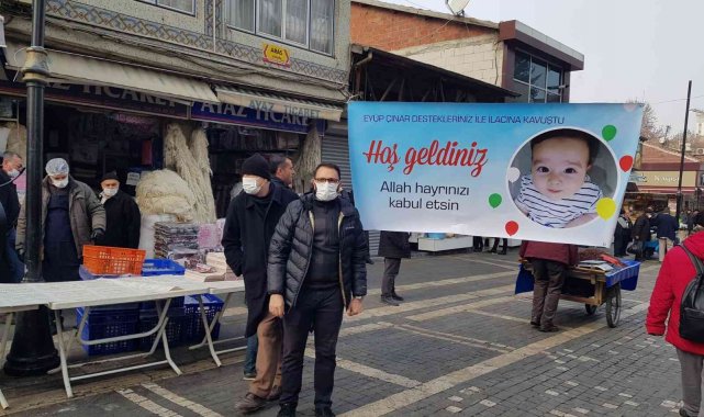 Çocuğu sağlığına kavuşunca 5 bin kişiye yemek dağıttı