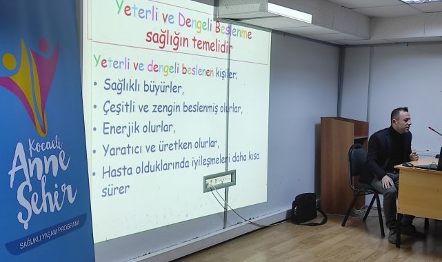 Çocuklara sağlıklı beslenme semineri verildi