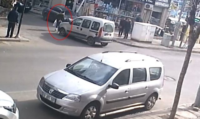 Çorlu&#039;da kaza anı kamerada