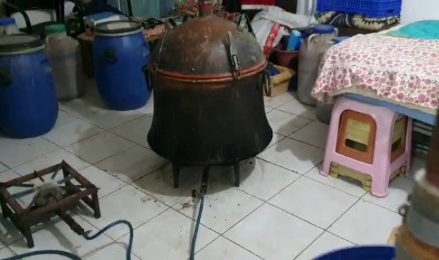 Çorum'da 576 litre kaçak içki ele geçirildi