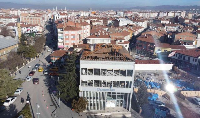 Çorum'daki tarihi meydan projesi gün sayıyor