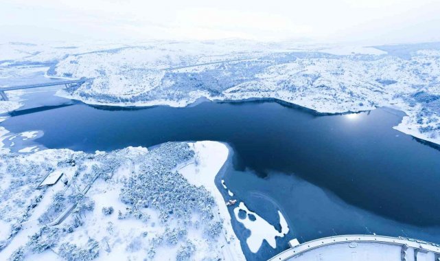 Çubuk-1 Barajı kartpostallık görüntüleriyle kış aylarında da Başkentlileri bekliyor