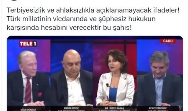 Cumhurbaşkanına hakaret eden Sedef Kabaş'a Şadi Yazıcı'dan sert tepki