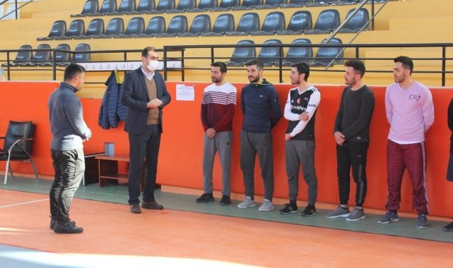 Darende'de POMEM adayları için fiziki yeterlilik kursu