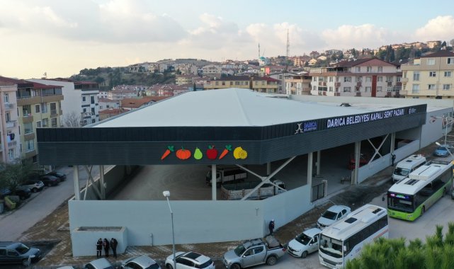 Darıca'nın modern semt pazarı, organizasyonlara da ev sahipliği yapacak