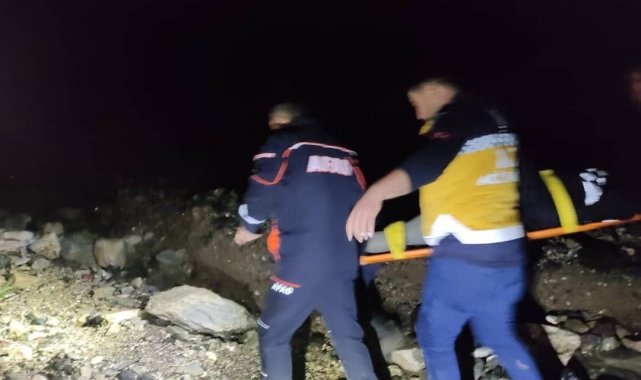 Darp edildikten sonra uçuruma atılan kadının imdadına AFAD yetişti