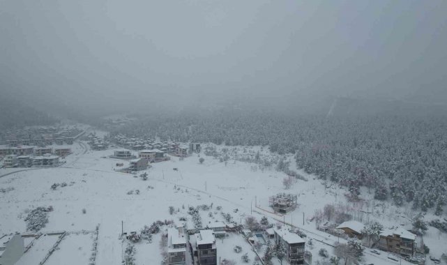 Denizli&#039;de beyaz beyazla buluştu