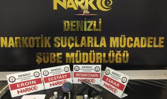 Denizli'de uyuşturucu ticareti yapan toplam 22 kişi tutuklandı