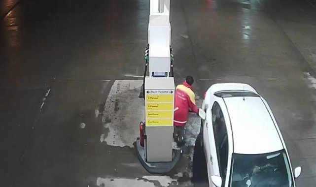 Deposunu doldurdu, parasını ödemeden kaçtı