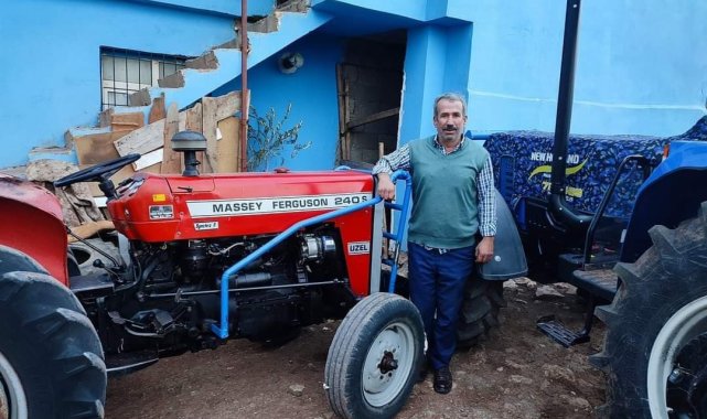 Devrilen traktörün sürücüsü hayatını kaybetti