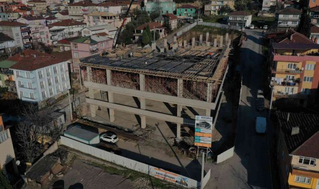 Dilovası katlı otopark projesinde çalışmalar sürüyor