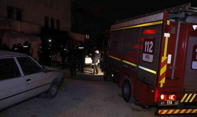 Dini nikahlı kocasının iş yerini ateşe veren kadın dumandan etkilendi