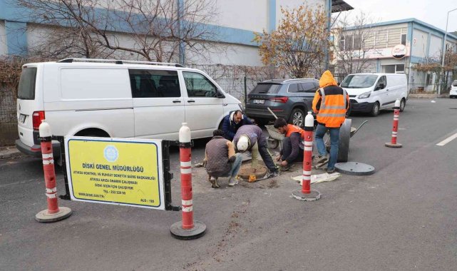 DİSKİ Toptancılar Sitesinde kanalizasyon ve yağmur suyu ızgaralarında çalışma başlattı