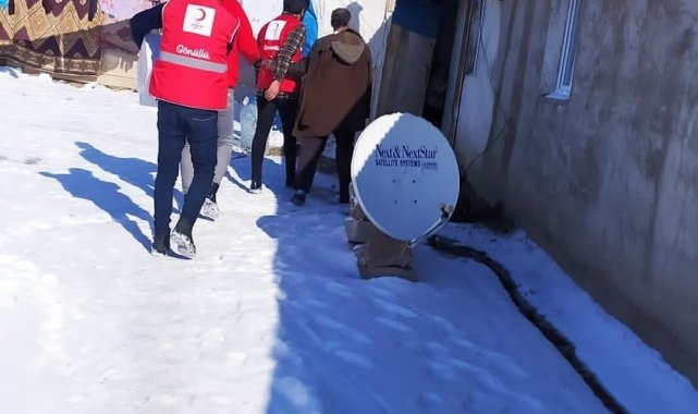 Diyadin Türk Kızılay şubesi 314 aileye gıda ve kıyafet yardımı yaptı