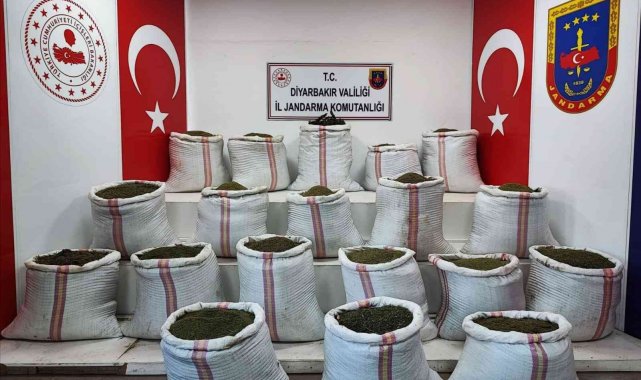 Diyarbakır&#039;ın Lice kırsalında 516 kilo uyuşturucu ele geçirildi