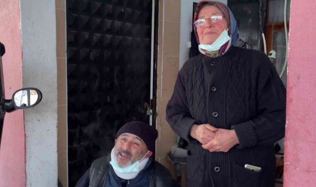 Doktor kontrolüne gidemeyen engelli vatandaşın imdadına Başkan Aşgın yetişti