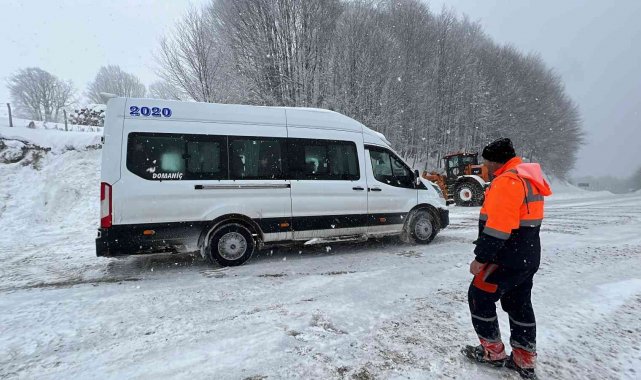 Domaniç Dağları'nda kar kalınlığı yarım metreyi geçti