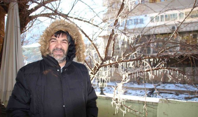 Dondurucu soğuklar Oltu'da etkili oluyor