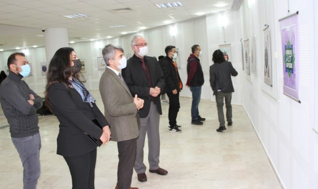 DPÜ GSF'de "Yunus Emre ve Hacı Bektaş-ı Veli'den Veciz Sözler" konulu sergi