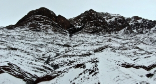 Dünya'daki Mars kar altında kaldı