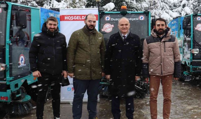 Düzce Belediyesi'nin temizlik filosu güçleniyor