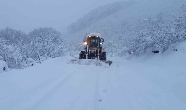 Düzce'de 108 köy yolu ulaşıma kapalı