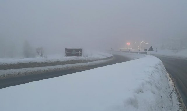 Düzce&#039;de hava sıcaklığı -11 dereceye kadar düştü