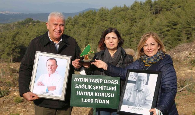 Efeler Belediyesi sağlık kahramanları için hatıra ormanı oluşturdu