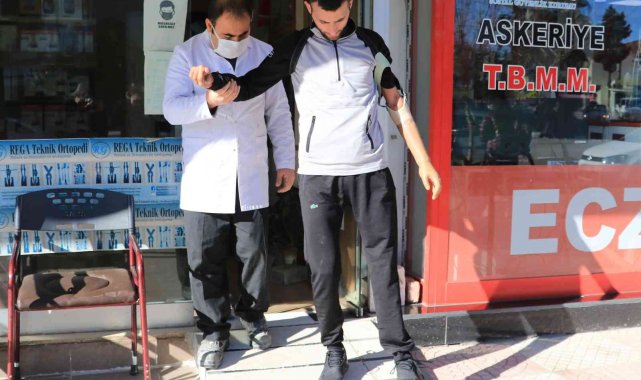 El ve ayağına kavuşan Hacı'nın mutluluğu